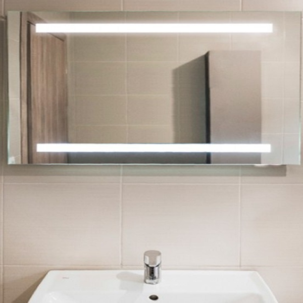 Kupatilsko ogledalo LED 80CM X 60CM KRISTAL prekidac na dodir KSENA Gracanica Tuzla Lukavac